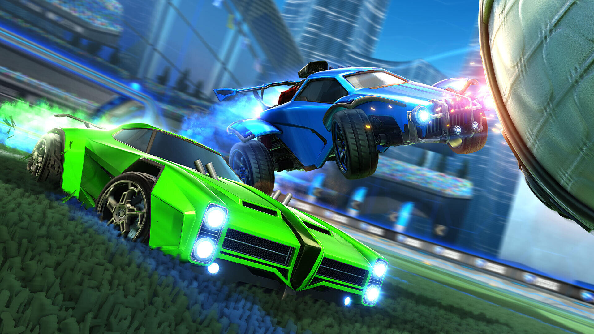 Rocket League gameplay